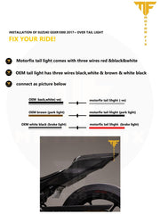 MotorFix SUZUKI GSXR1000 2017+ carbon Over Tail