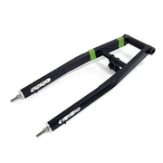 Evil Swing Arms 2008 - 2025 Suzuki Hayabusa 0-4 Chromoly Black Powder Coated Swing Arm